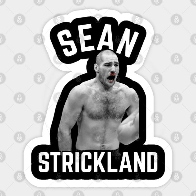 Sean Strickland Sticker by MMAMerch